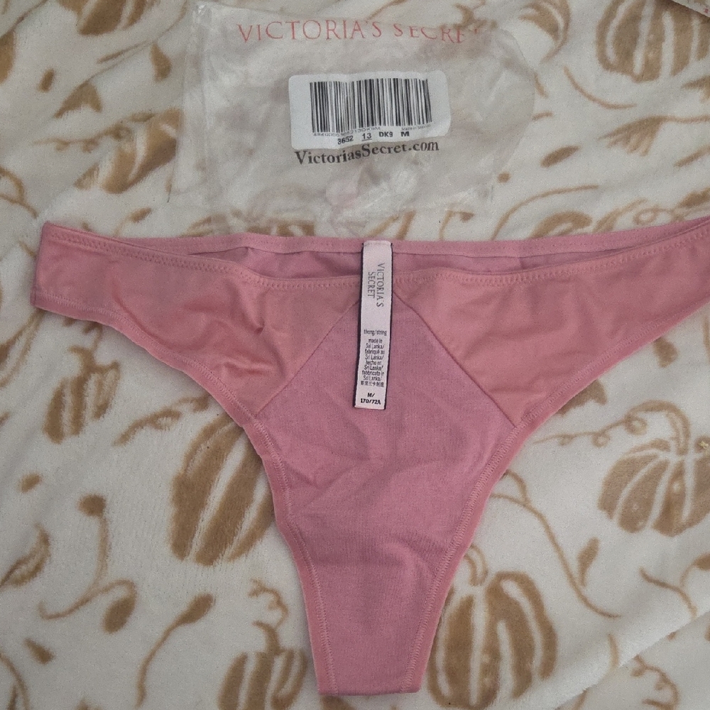 Victoria's Secret Pink Cotton Thong Panty